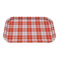 Dienblad Versa Vichy Oranje 23 X 1,5 X 34 CM