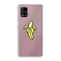 Banana: Samsung Galaxy A51 5G Transparant Hoesje