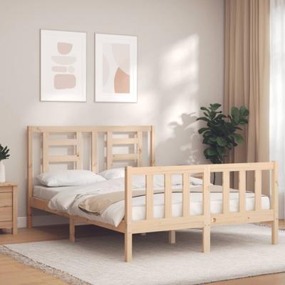 Bedframe zonder matras massief grenenhout 120x200 cm