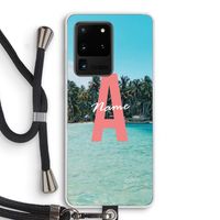 Pacific Dream: Samsung Galaxy S20 Ultra Transparant Hoesje met koord