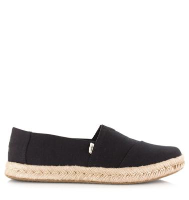 Toms - Alpargata Rope 2.0 | Black Katoen Dames