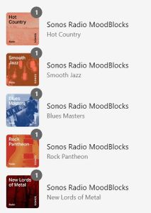 Senic MoodBlocks voor Sonos - Radio Bundel