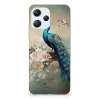 TPU Hoesje voor Xiaomi Redmi 12 4G Vintage Pauwen