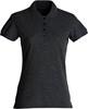 Clique 028231 Basic Polo Ladies - Antraciet Melange - XS