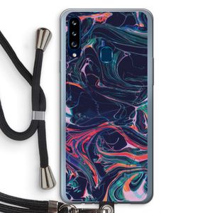 Light Years Beyond: Samsung Galaxy A20s Transparant Hoesje met koord