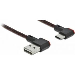 DeLOCK 85279 USB-kabel 0,2 m USB 2.0 USB A USB C Zwart
