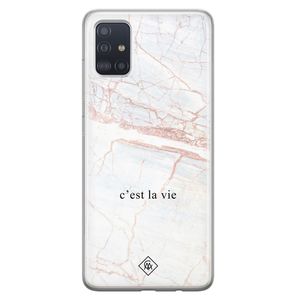 Samsung Galaxy A71 siliconen hoesje - C'est la vie