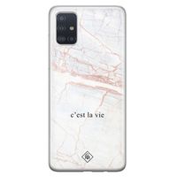 Samsung Galaxy A71 siliconen hoesje - C'est la vie