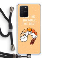 You're Shrimply The Best: Samsung Galaxy Note 10 Lite Transparant Hoesje met koord