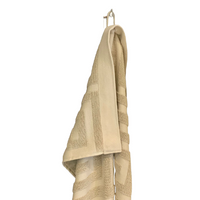 Handdoek katoen – handdoek Santorini – handdoek beige 50×70 - thumbnail