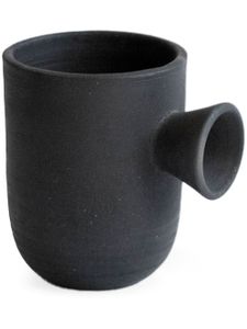 Origin Made vase Charred Cup en argile (13 cm) - Noir