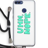 UHM, NOPE.: Huawei P Smart (2018) Transparant Hoesje met koord