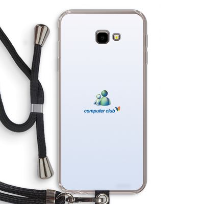 MSN: Samsung Galaxy J4 Plus Transparant Hoesje met koord