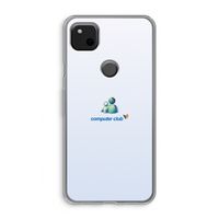 MSN: Google Pixel 4a Transparant Hoesje MSN: Google Pixel 4a Transparant Hoesje