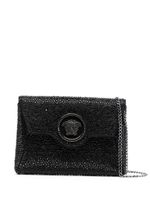 Versace pochette La Medusa à ornements en cristal - Noir - thumbnail