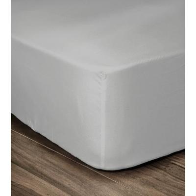 LOVELY HOME Hoeslaken 100% katoen 90x190x30 cm lichtgrijs