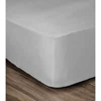 LOVELY HOME Hoeslaken 100% katoen 90x190x30 cm lichtgrijs