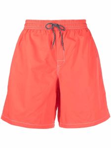 A.P.C. short de bain à logo brodé - Orange