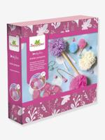 Creatieve pomponset meerkleurig