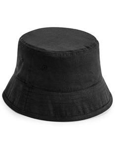 Beechfield CB90N Organic Cotton Bucket Hat - Black - L/XL