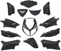 Plaatset 13-delig Edge voor Peugeot Speedfight 2 - mat zwart