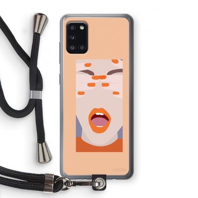 Surprise: Samsung Galaxy A31 Transparant Hoesje met koord