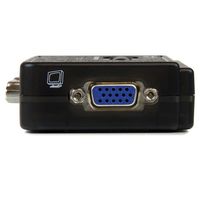 StarTech.com 2-poort USB KVM-switch Zwart met Audio en Bekabeling - thumbnail