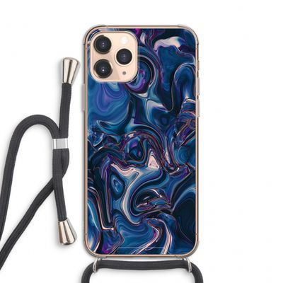 Mirrored Mirage: iPhone 11 Pro Transparant Hoesje met koord