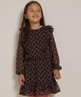 ruche jurk met all-over print ruche jurk met all-over print