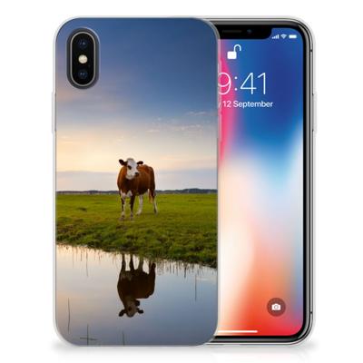 Apple iPhone X | Xs | TPU Hoesje | Koe