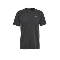 Sjeng Sports tennisshirt Lester zwart melange - thumbnail