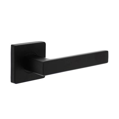 Intersteel Strakke deurklinkHera vierkant rozet zwart - 0023.171302