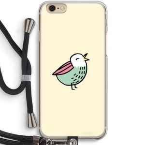 Birdy: iPhone 6 / 6S Transparant Hoesje met koord