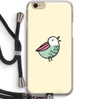 Birdy: iPhone 6 / 6S Transparant Hoesje met koord