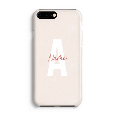Strawberry Milkshake: Volledig Geprint iPhone 7 Plus Hoesje
