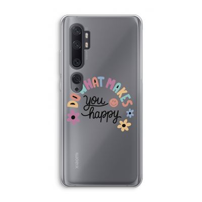 Happy days: Xiaomi Mi Note 10 Pro Transparant Hoesje