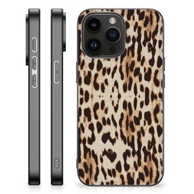 iPhone 15 Pro Max Dierenprint Telefoonhoesje Leopard