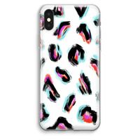 Cheetah color: iPhone XS Max Transparant Hoesje