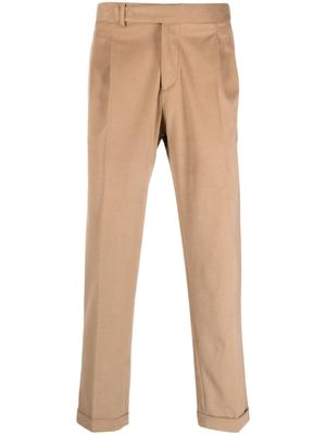 Briglia 1949 pantalon en coton à coupe droite - Marron