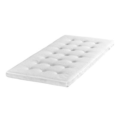 Leen Bakker - Topmatras Nova - Koudschuim - 90x200x8 Cm - Polyester - Wit