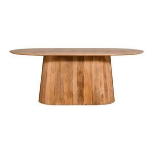 by fonQ Grand Eettafel Lichtbruin Mangohout - 230 x 100 cm