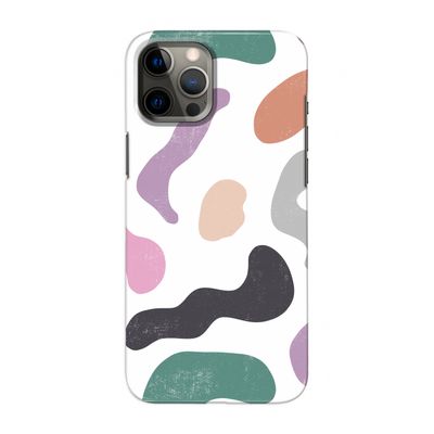 Memphis Shapes: Volledig geprint iPhone 12 Pro Max Hoesje