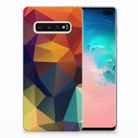 Samsung Galaxy S10 Plus | TPU Hoesje | Polygon Color