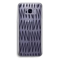 Marrakech Zigzag: Samsung Galaxy S8 Transparant Hoesje - thumbnail