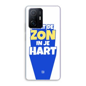 Laat de zon in je hart: Xiaomi 11T Transparant Hoesje