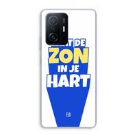 Laat de zon in je hart: Xiaomi 11T Transparant Hoesje