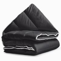 Lazy Dekbed Zwart - Dekbed en overtrek in-1 - 240 x 200 cm