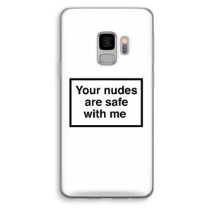 Safe with me: Samsung Galaxy S9 Transparant Hoesje