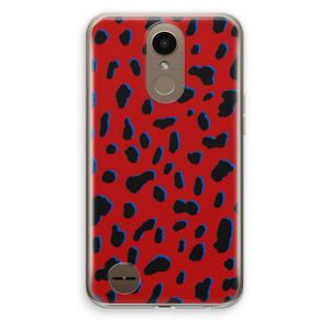 Red Leopard: LG K10 (2017) Transparant Hoesje