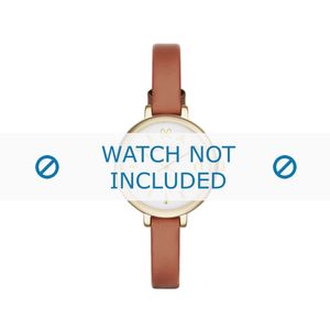 Horlogeband Marc by Marc Jacobs MBM1351 / MBM1352 Leder Lichtbruin 8mm